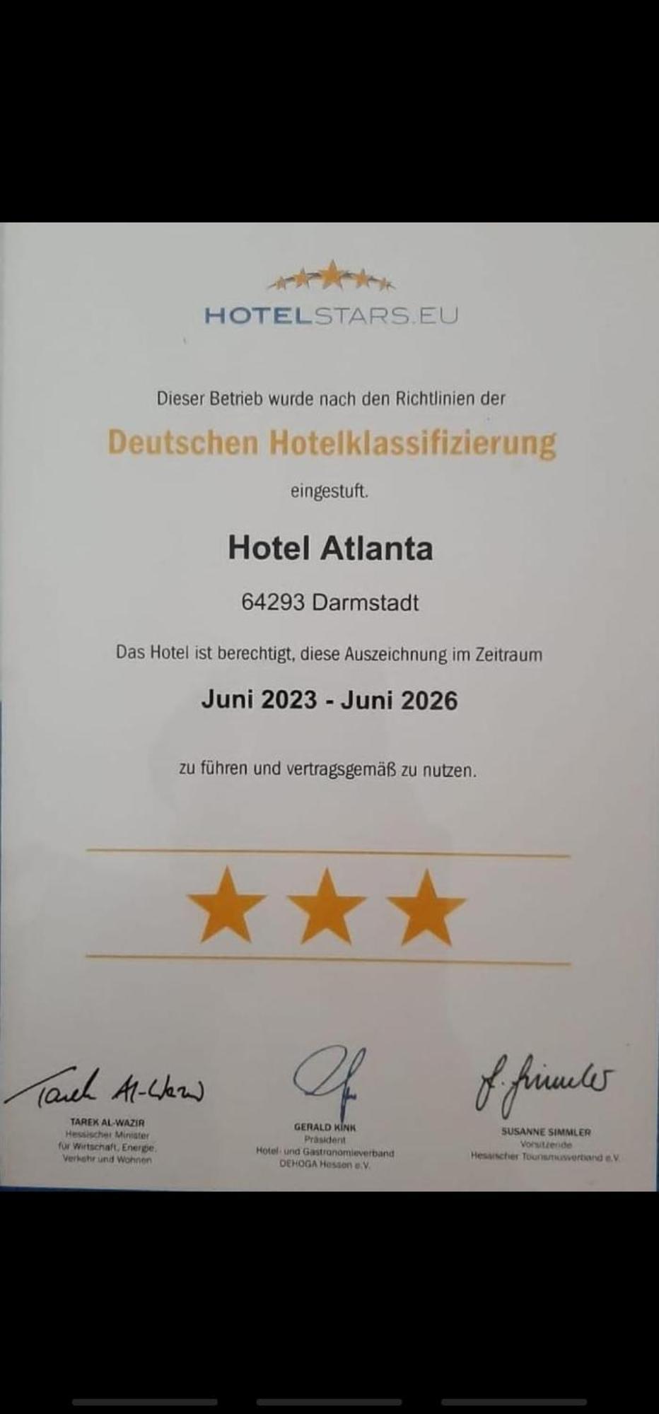 Hotel ATLANTA Darmstadt Exterior foto